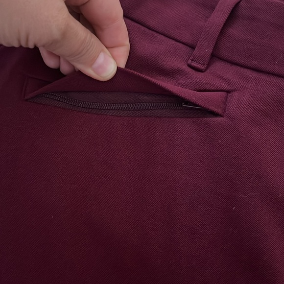 GAP Deep Red Curvy Skinny Ankle Pants - Picture 4 of 6